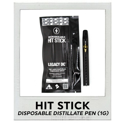 hit stick disposable distillate pen 1g